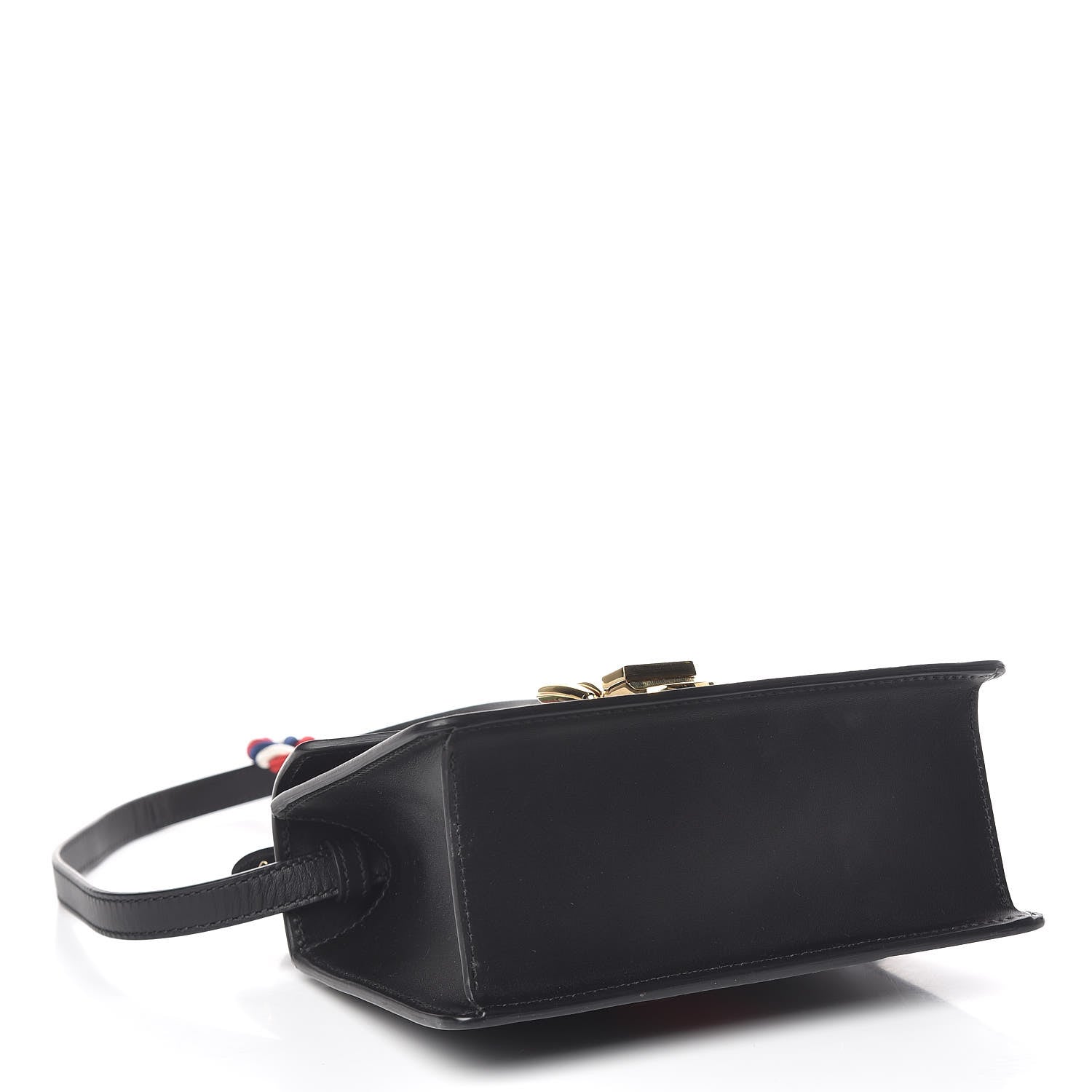 Gucci Calfskin Mini Sylvie Top Handle Bag Black 4 of 12
