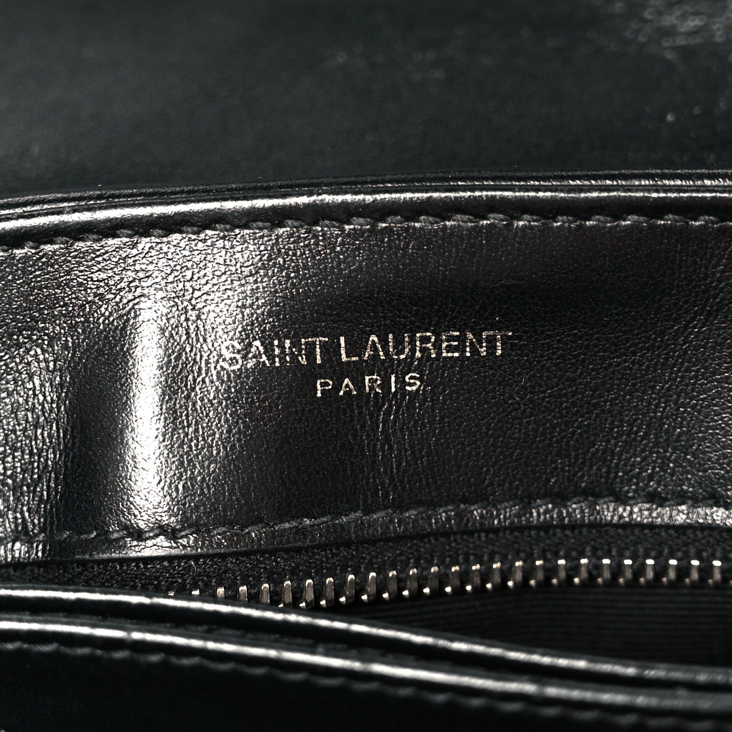 Calfskin Y Quilted Monogram Toy Loulou Crossbody Bag Black