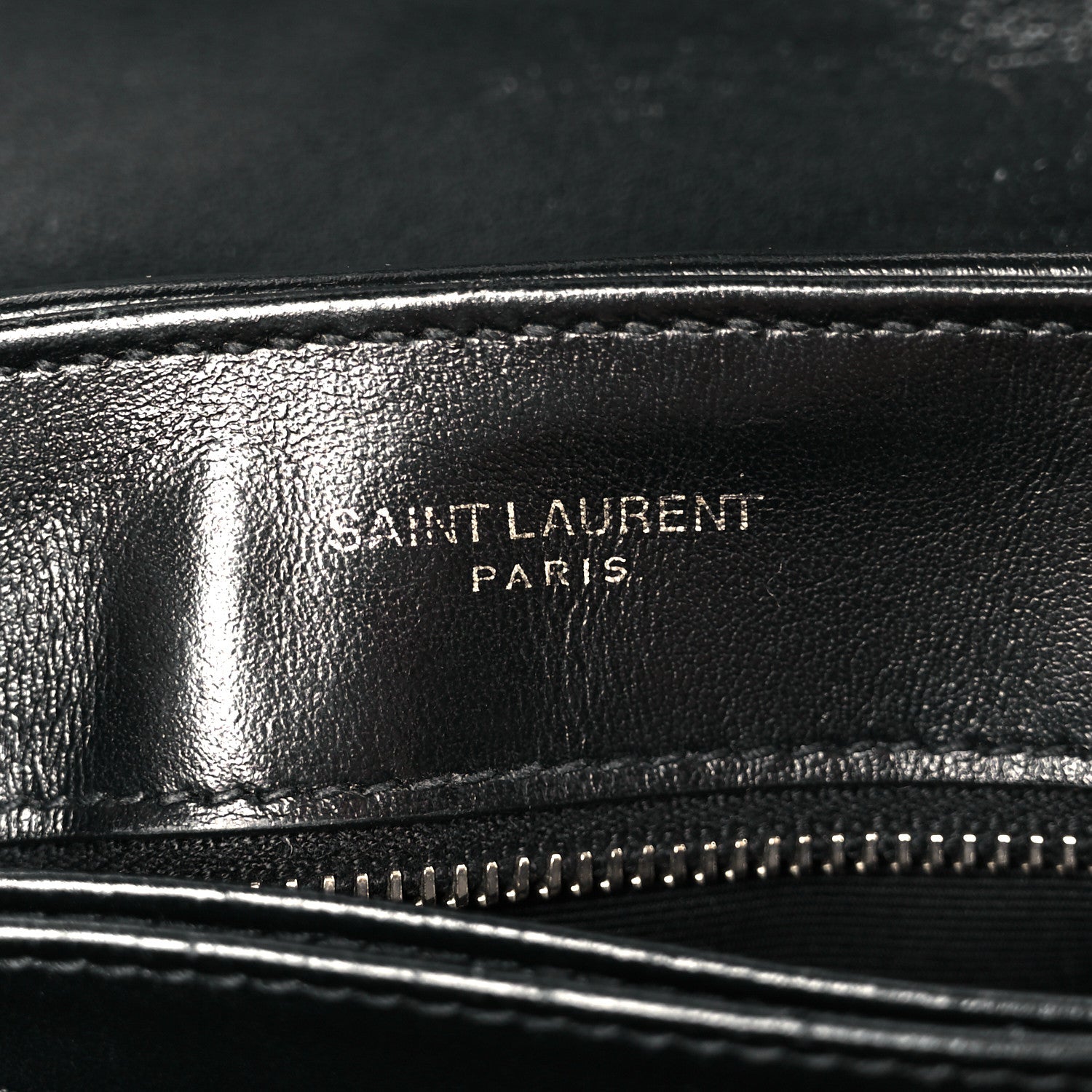 Saint Laurent Calfskin Y Quilted Monogram Toy Loulou Crossbody Bag Black 6 of 12