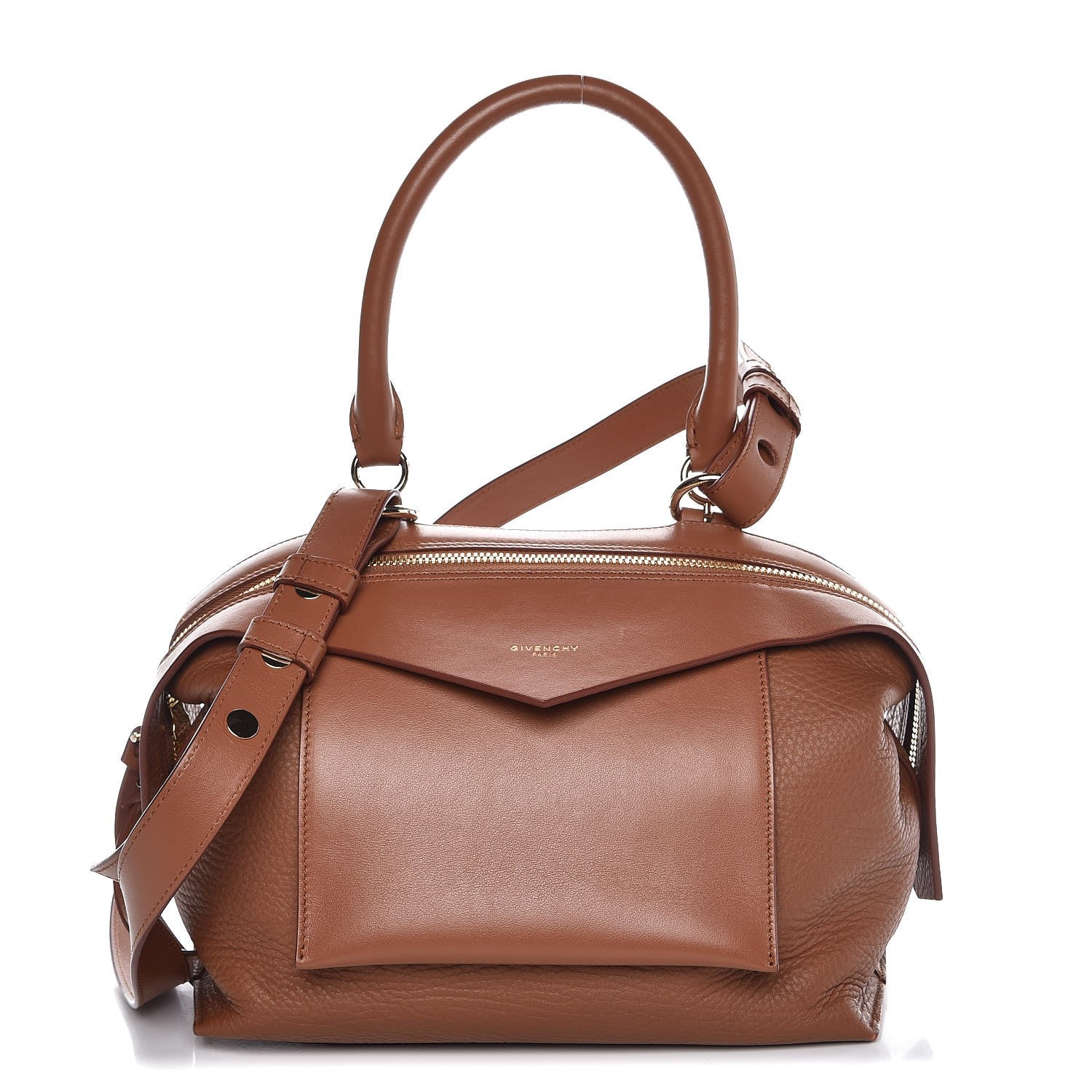 Givenchy Calfskin Small Sway Cognac 1 of 8