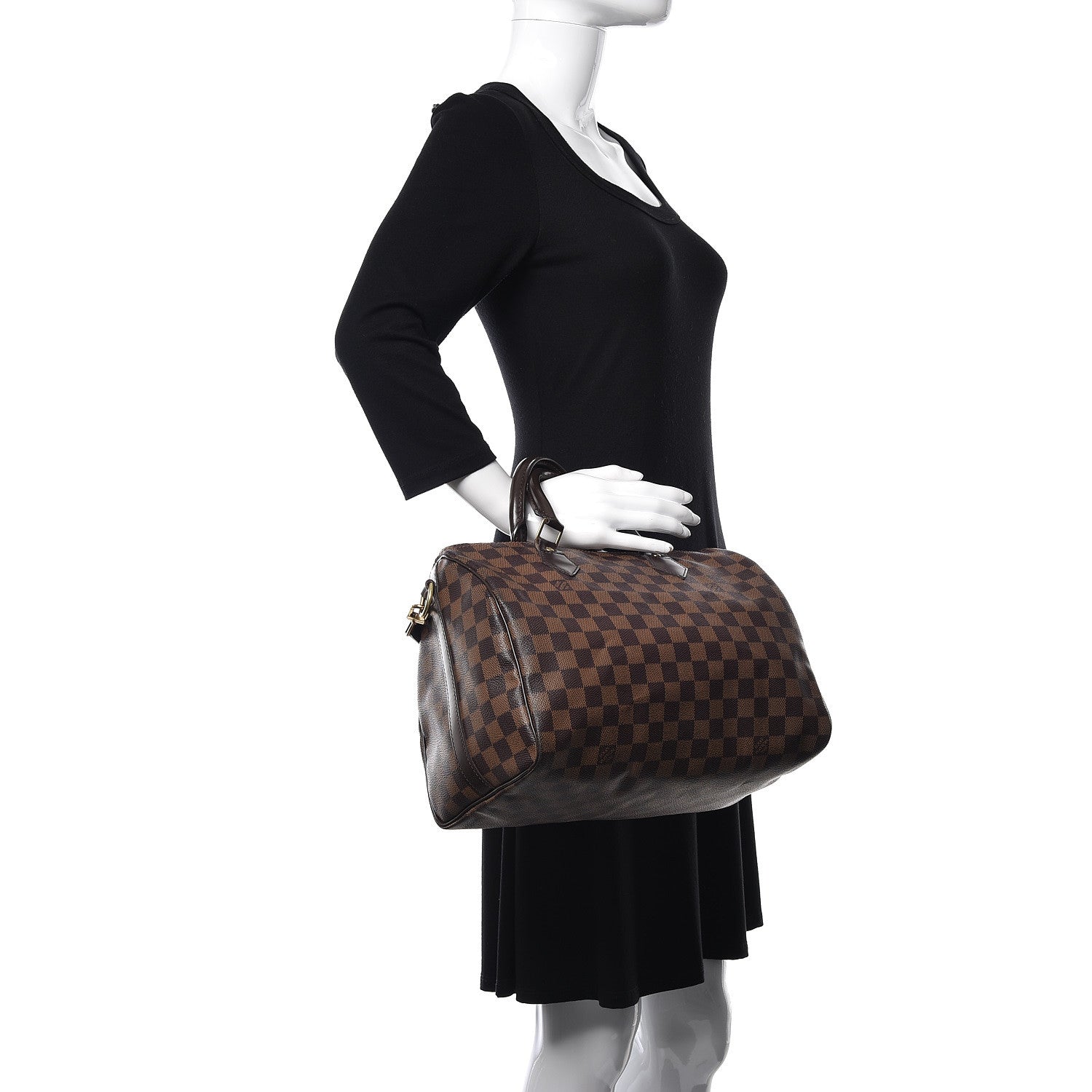 Louis Vuitton Damier Ebene Speedy Bandouliere 30 2 of 11