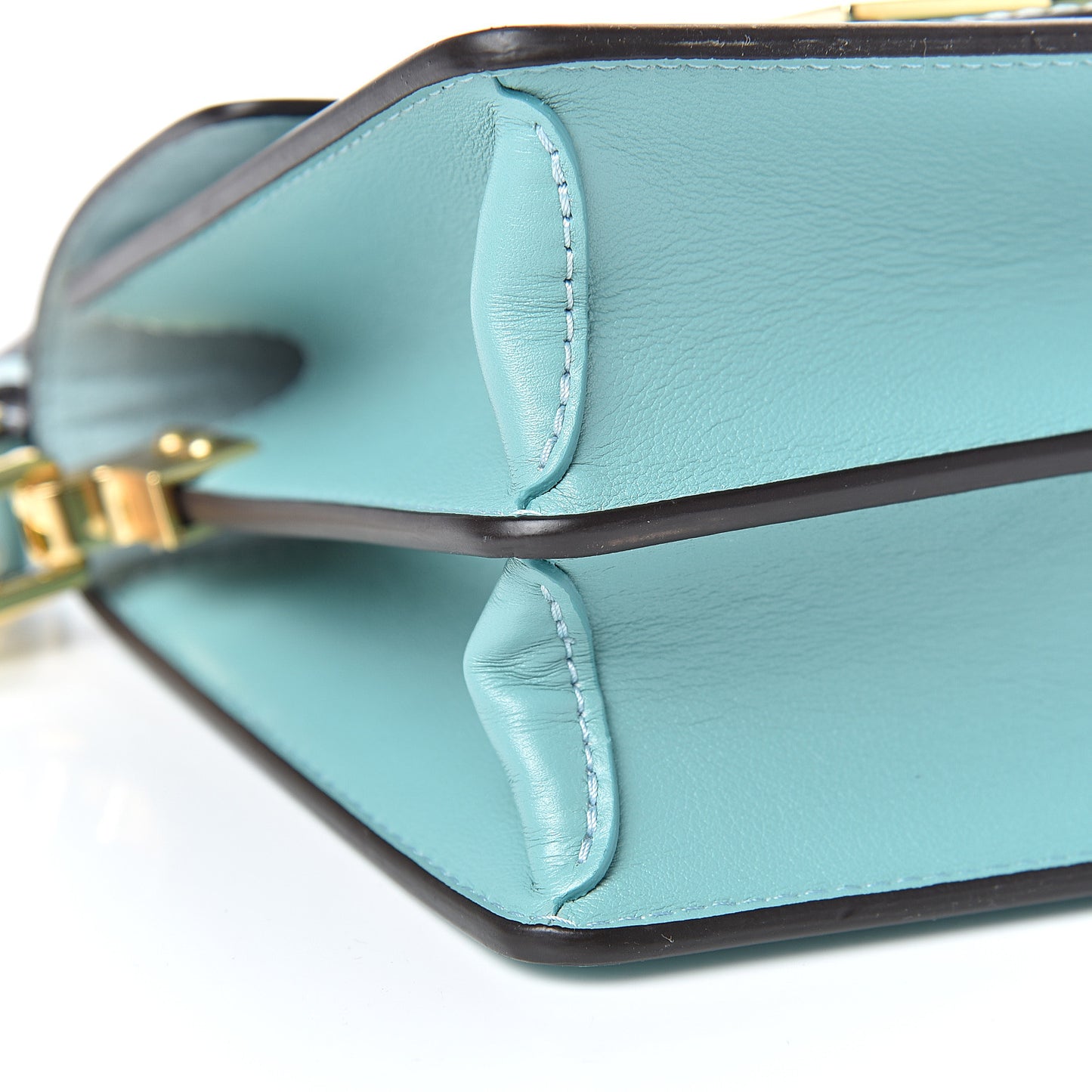 Smooth Calfskin Dauphine Mini Blue