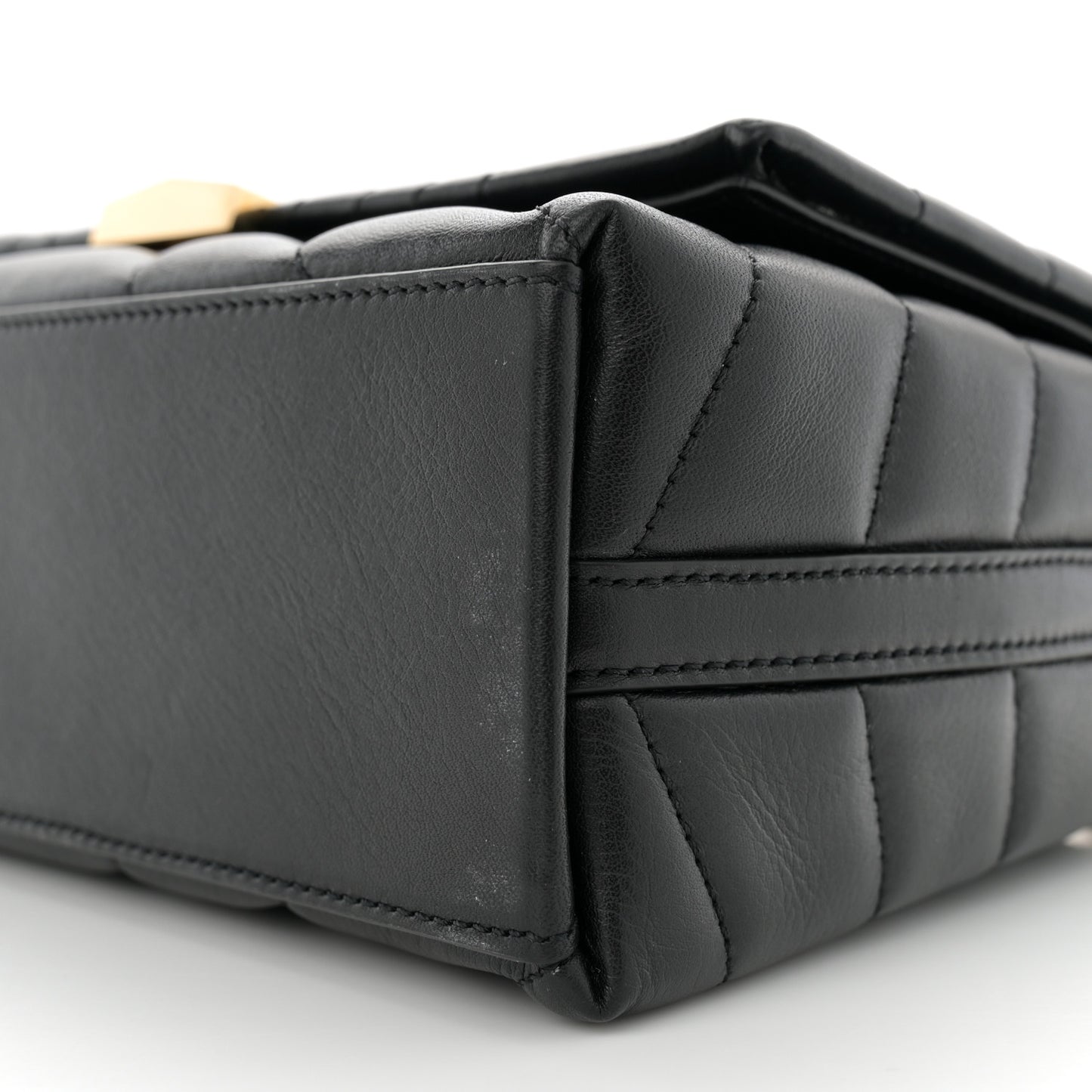 Soft Calfskin 4G Quilted Medium Shoulder Bag Black