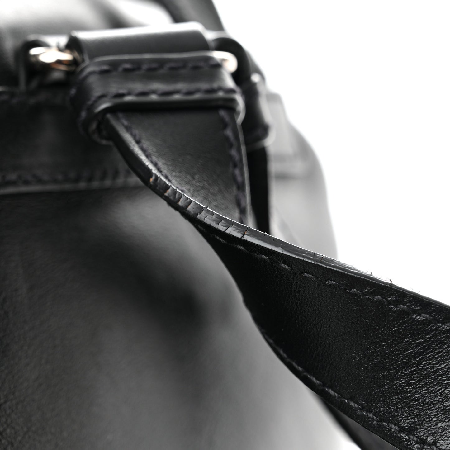 Calfskin Backpack Black
