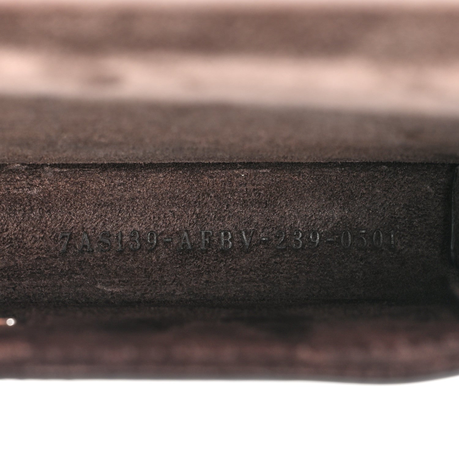 Fendi Recycled Fabric Jacquard Vitello King FF 1974 Baguette Soft Trunk Phone Pouch Tobacco Moro Notte 7 of 12