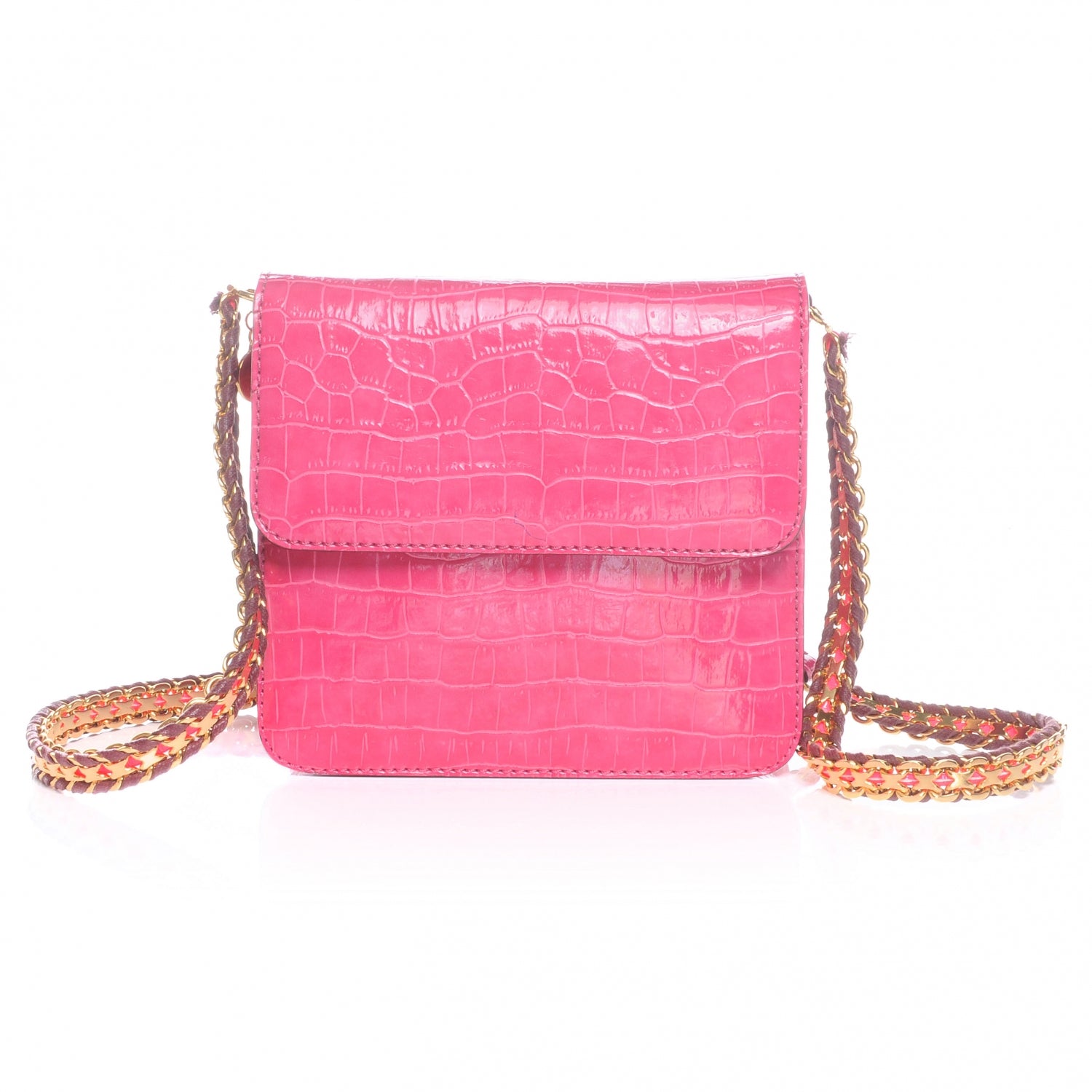 Stella McCartney Faux Croc Grace Pink 1 of 7