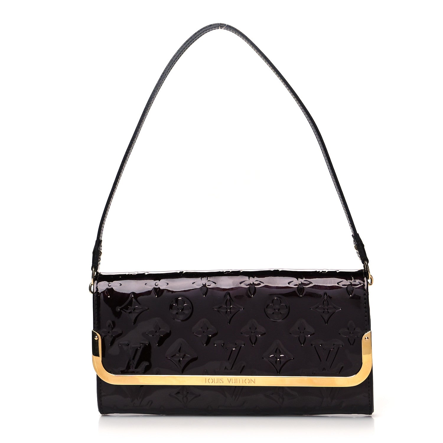 Louis Vuitton Vernis Rossmore MM Amarante 1 of 9