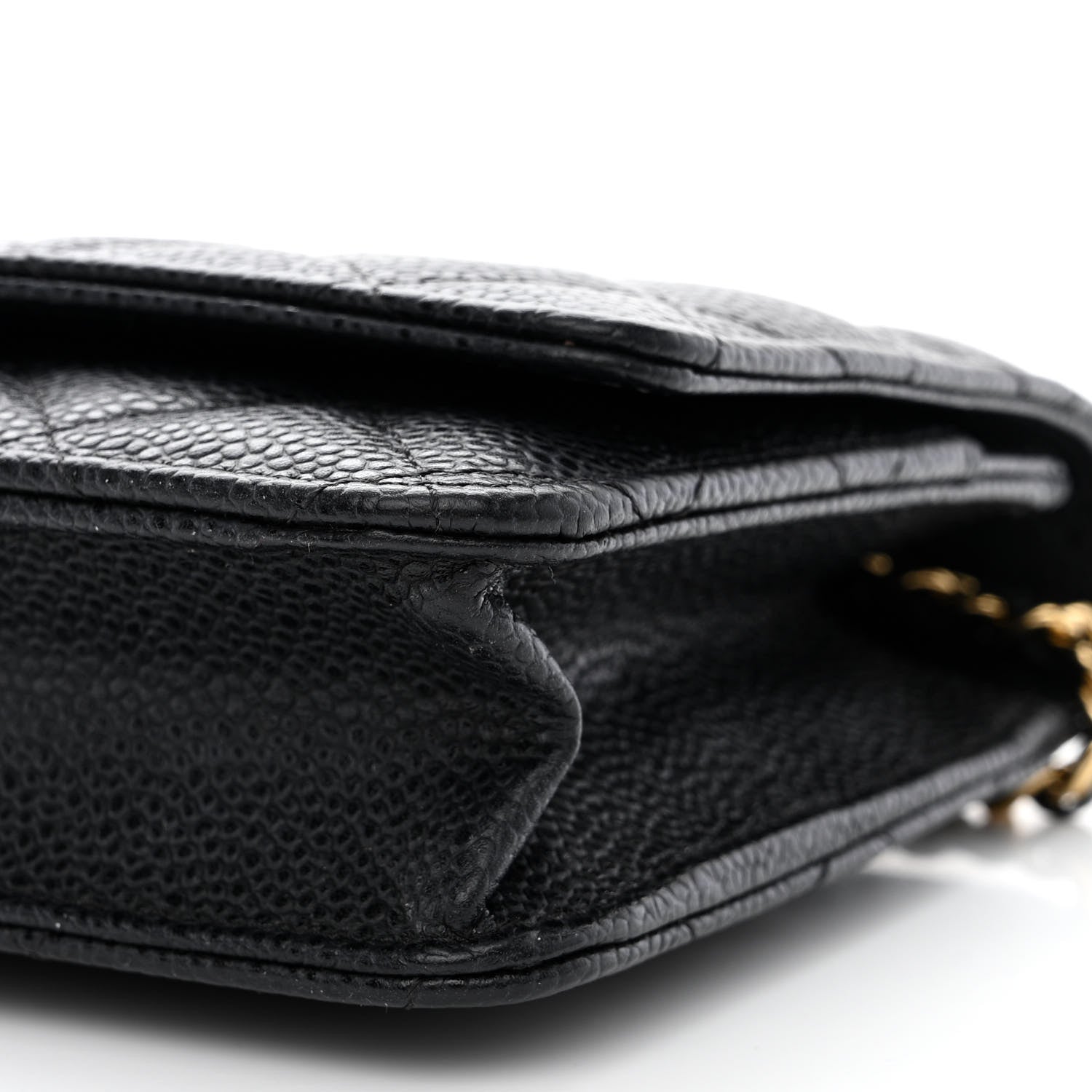 Chanel Caviar Quilted Wallet on Chain WOC Black 12 of 15