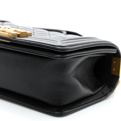 Chanel Caviar Quilted Small Boy Flap Black 10 of 11