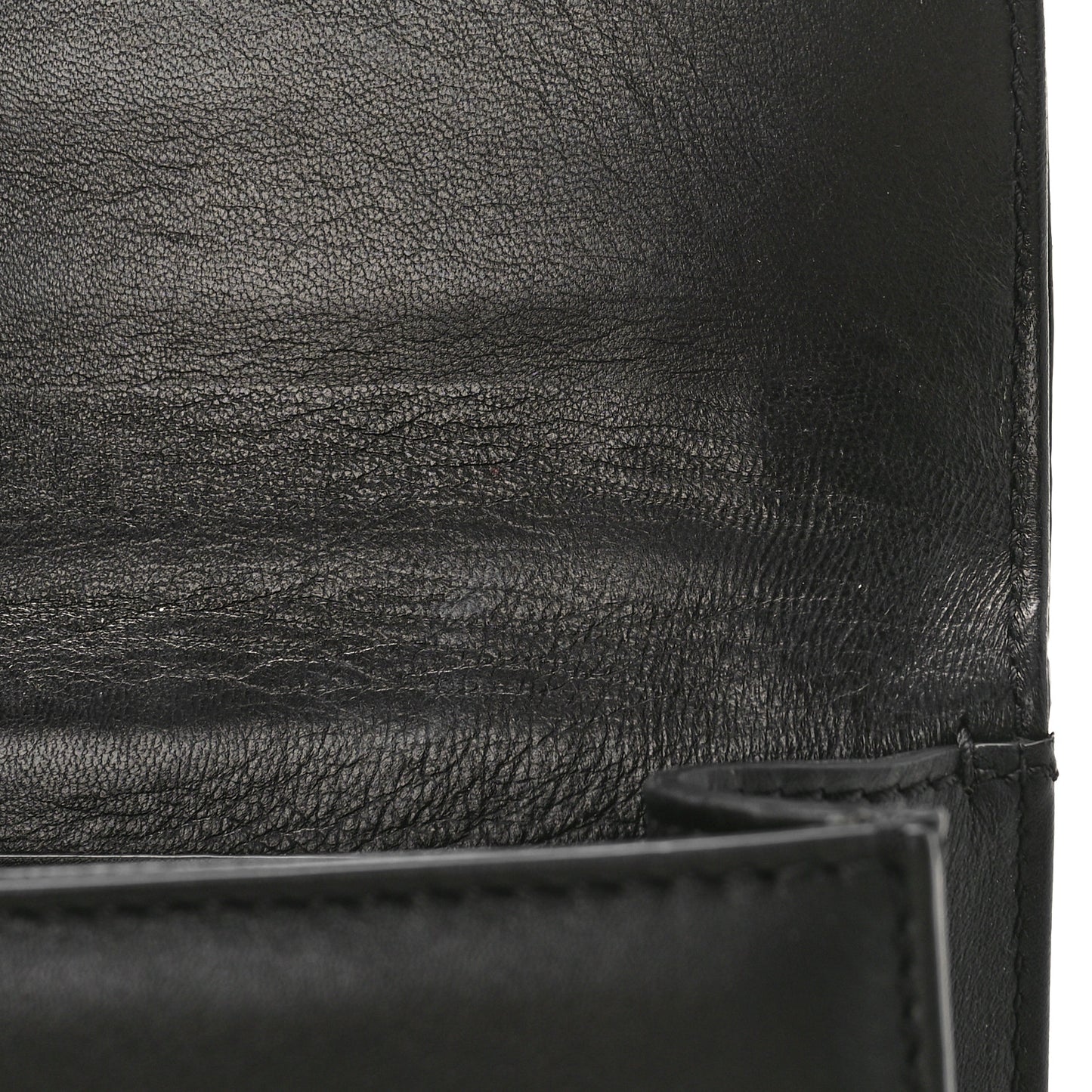 Vitello Small Glam Lock Rockstud Flap Black