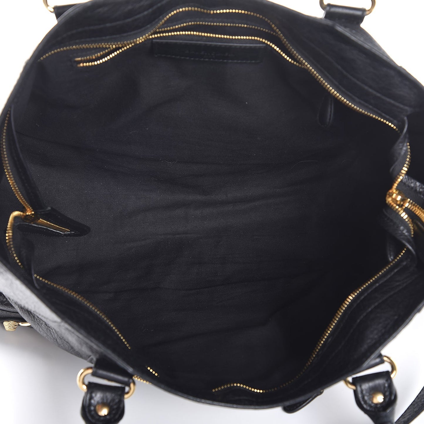 Agneau Giant 12 Gold Hardware Part Time Black