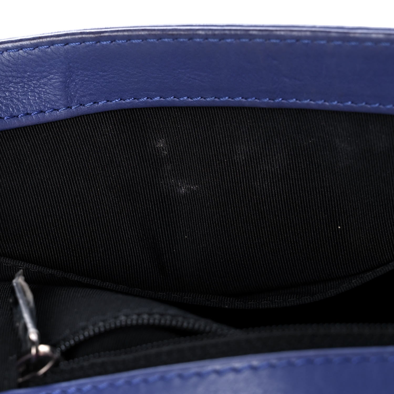 Chanel Calfskin Quilted Large Boy Flap Blue 13 of 13