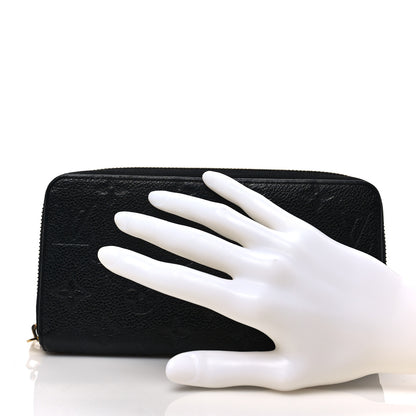 Louis Vuitton Empreinte Zippy Wallet Black 2 of 7