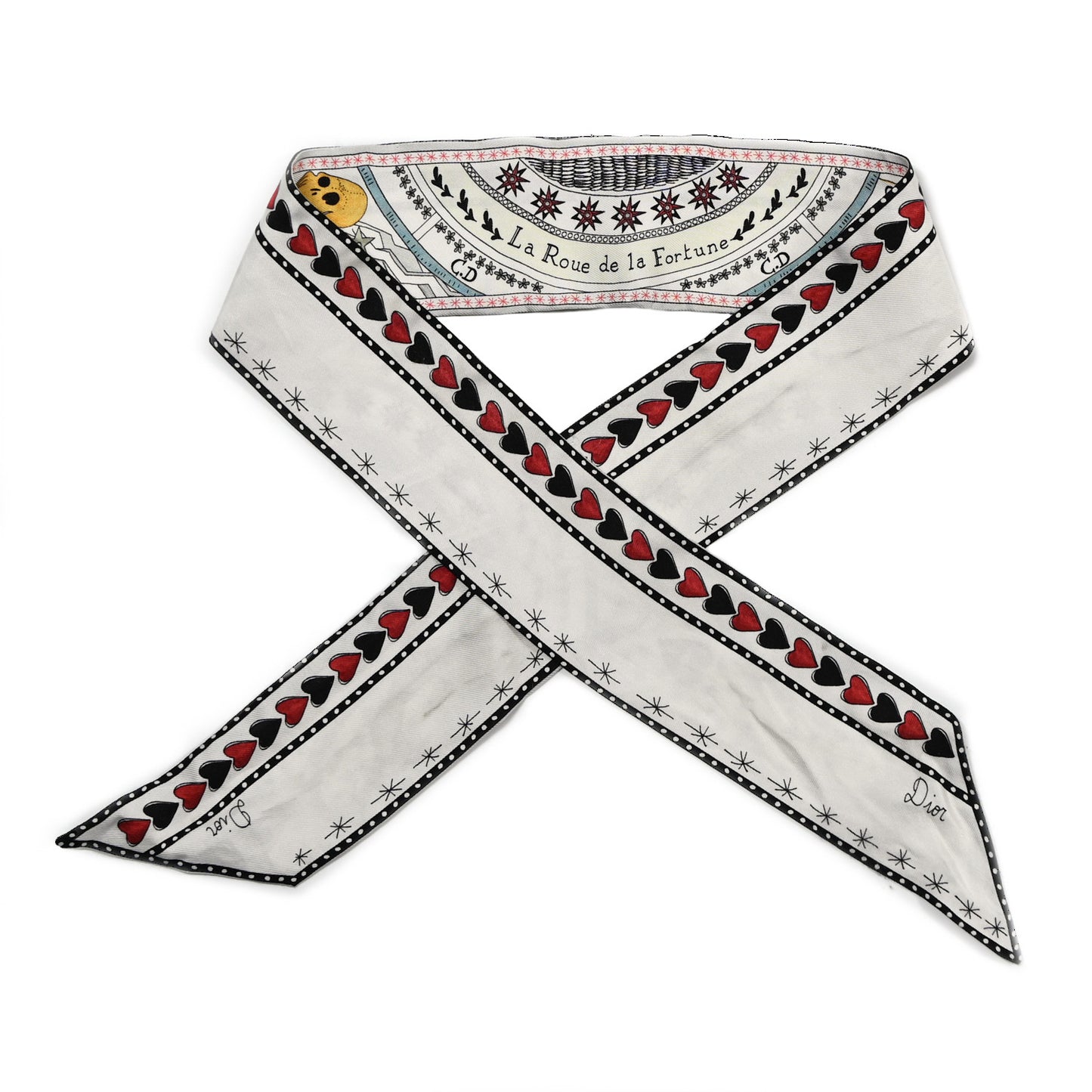 Silk La Roue De La Fortune Mitzah Scarf