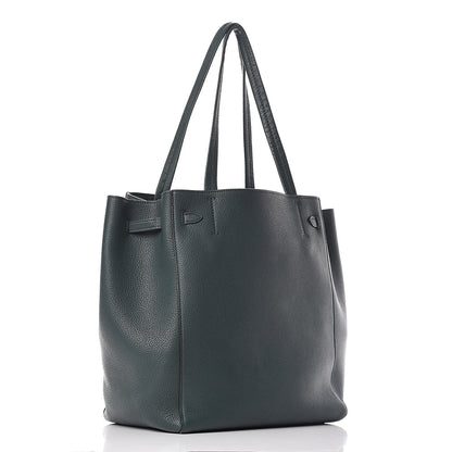Celine Soft Grained Calfskin Small Belt Cabas Phantom Amazone 3 of 12