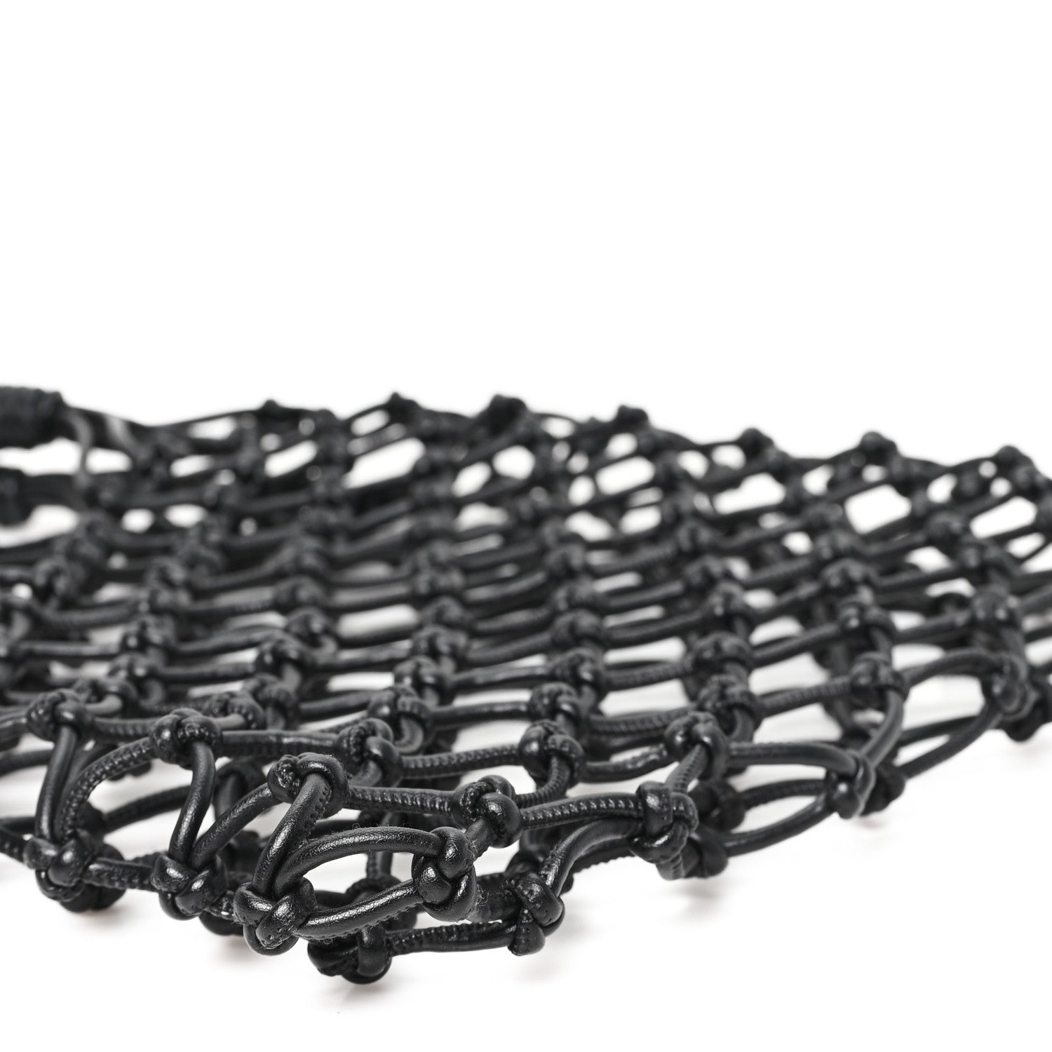 Stella McCartney Alter Nappa Knotted Structure Tote Black 7 of 8