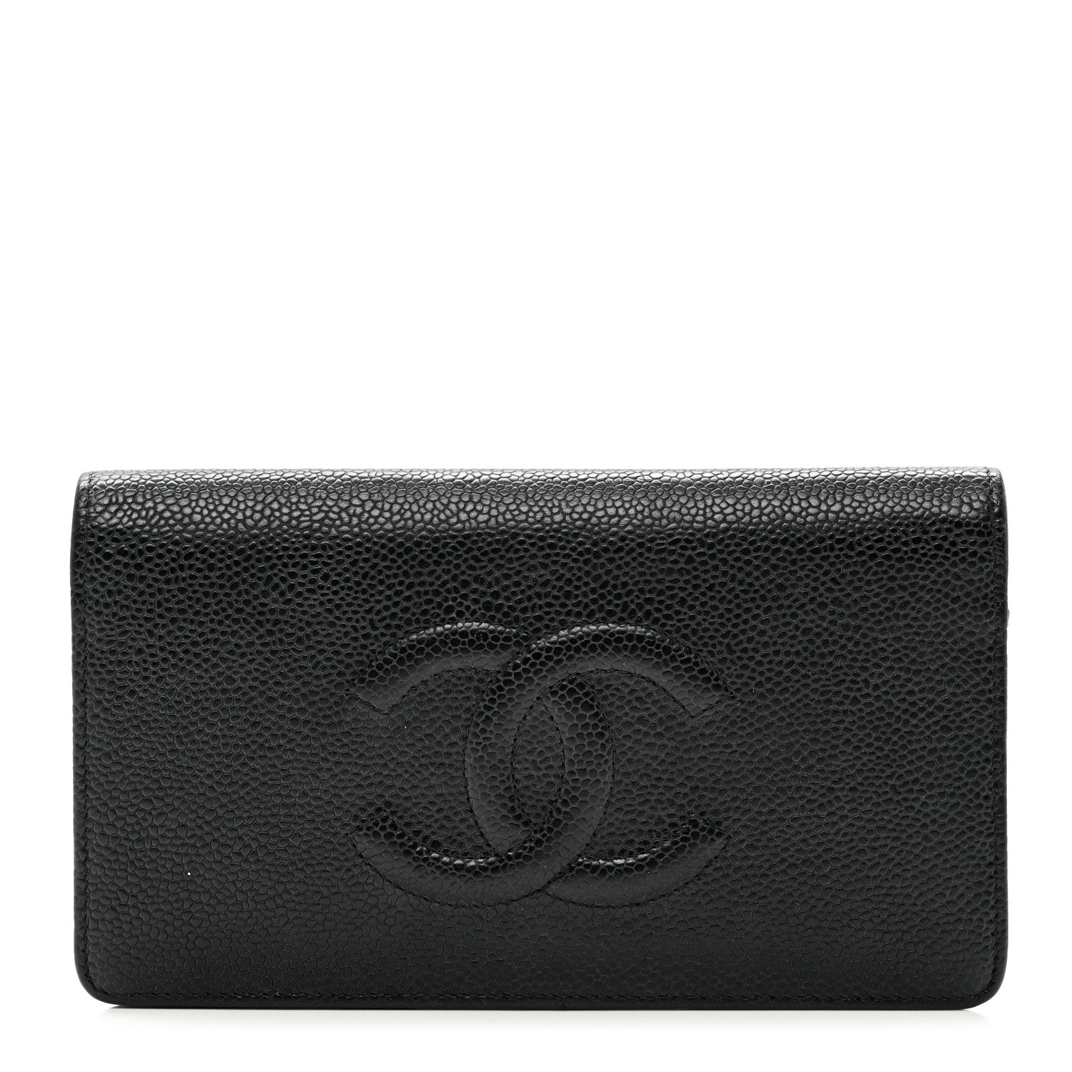 Chanel Caviar Timeless CC Yen Wallet Black 1 of 9