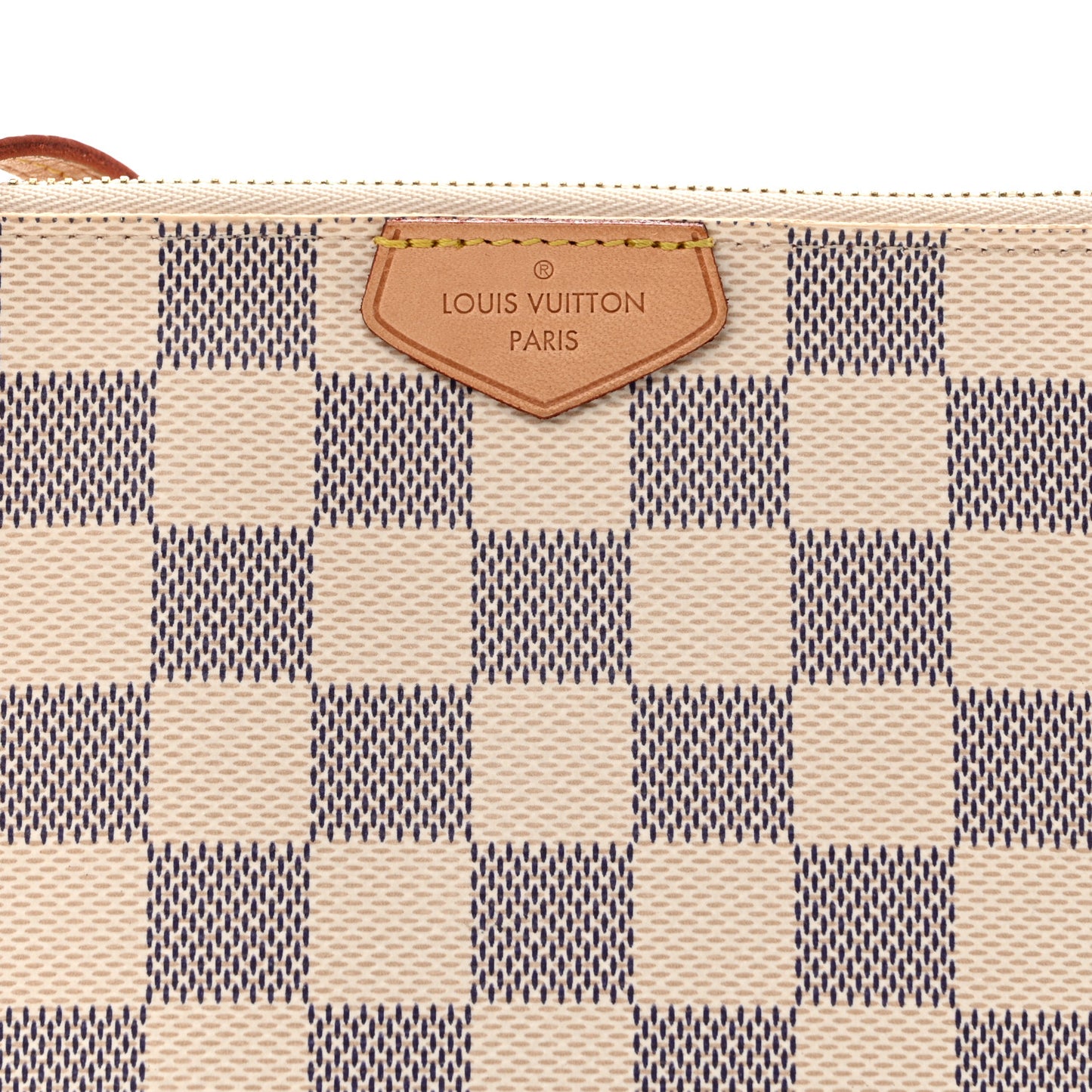 Damier Azur Double Zip Pochette