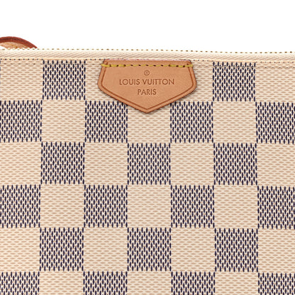Louis Vuitton Damier Azur Double Zip Pochette 8 of 14
