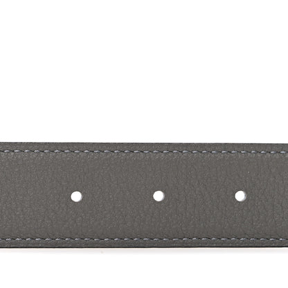 Hermes Box Togo 32mm Mors Belt 80 32 Ebene Etain 4 of 5
