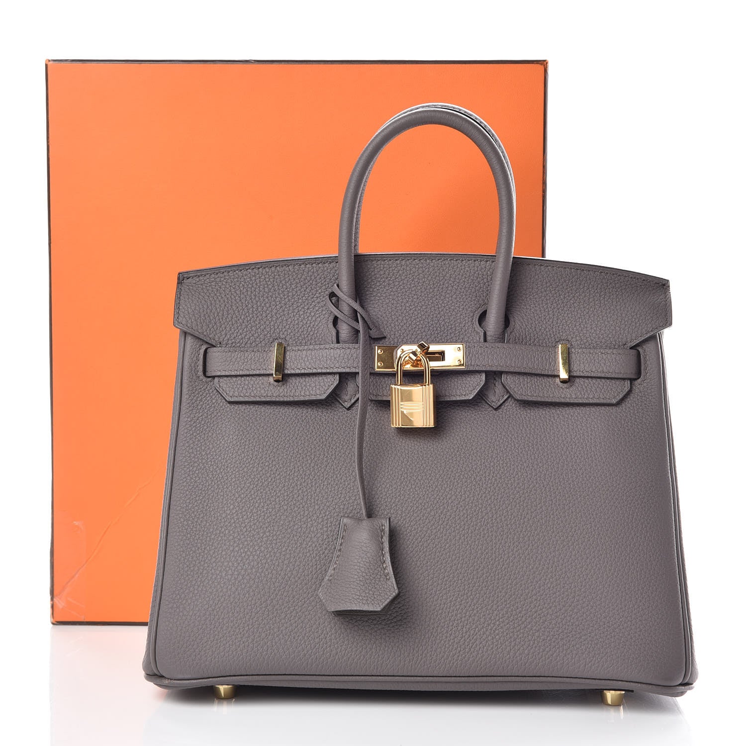 Hermes Togo Birkin 25 Etain 31 of 31