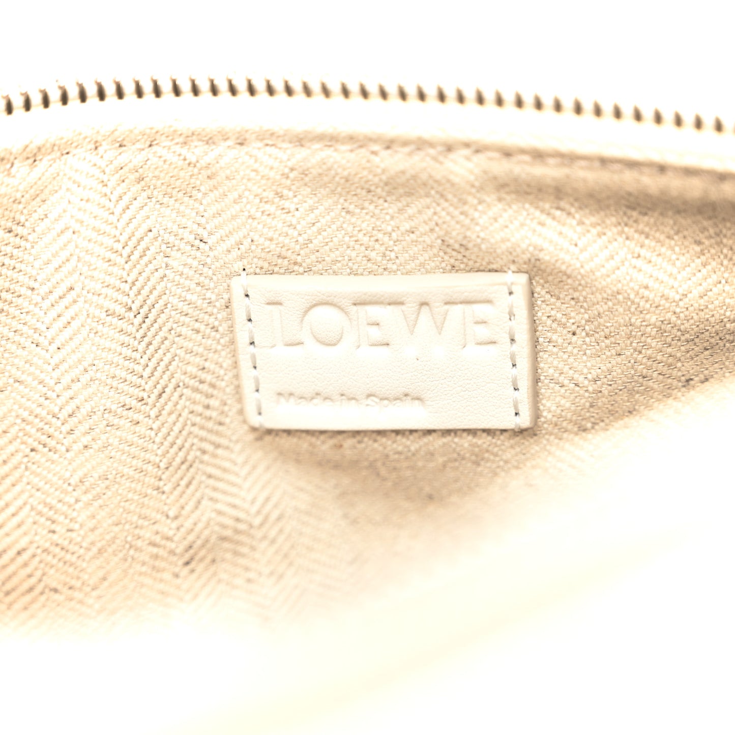 Calfskin Mini Hammock Hobo Soft White