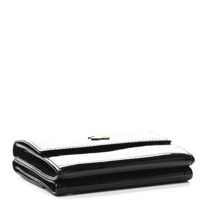 Chanel Patent Compact CC Flap Wallet Black 3 of 4