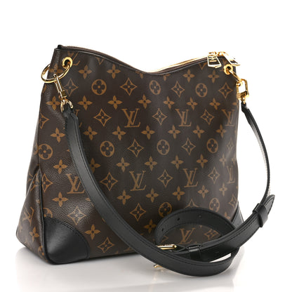 Louis Vuitton Monogram Odeon MM Black 3 of 7