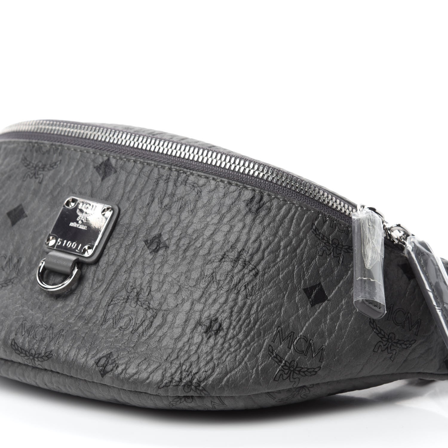 MCM Visetos Small Fursten Belt Bag Phantom Grey 7 of 11