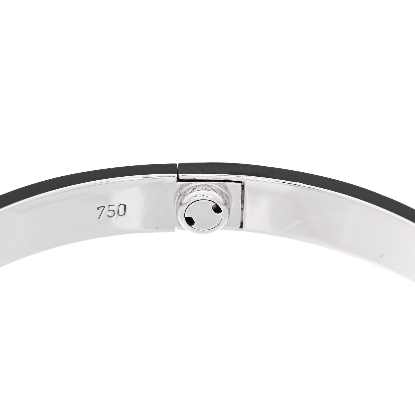 18K White Gold 4 Diamond LOVE Bracelet 19