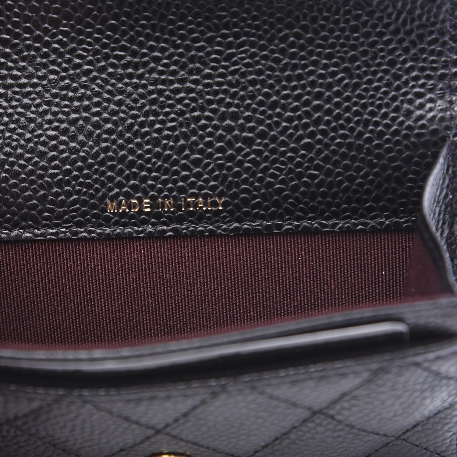 Chanel Caviar Quilted Flap Card Holder Black 7 of 9