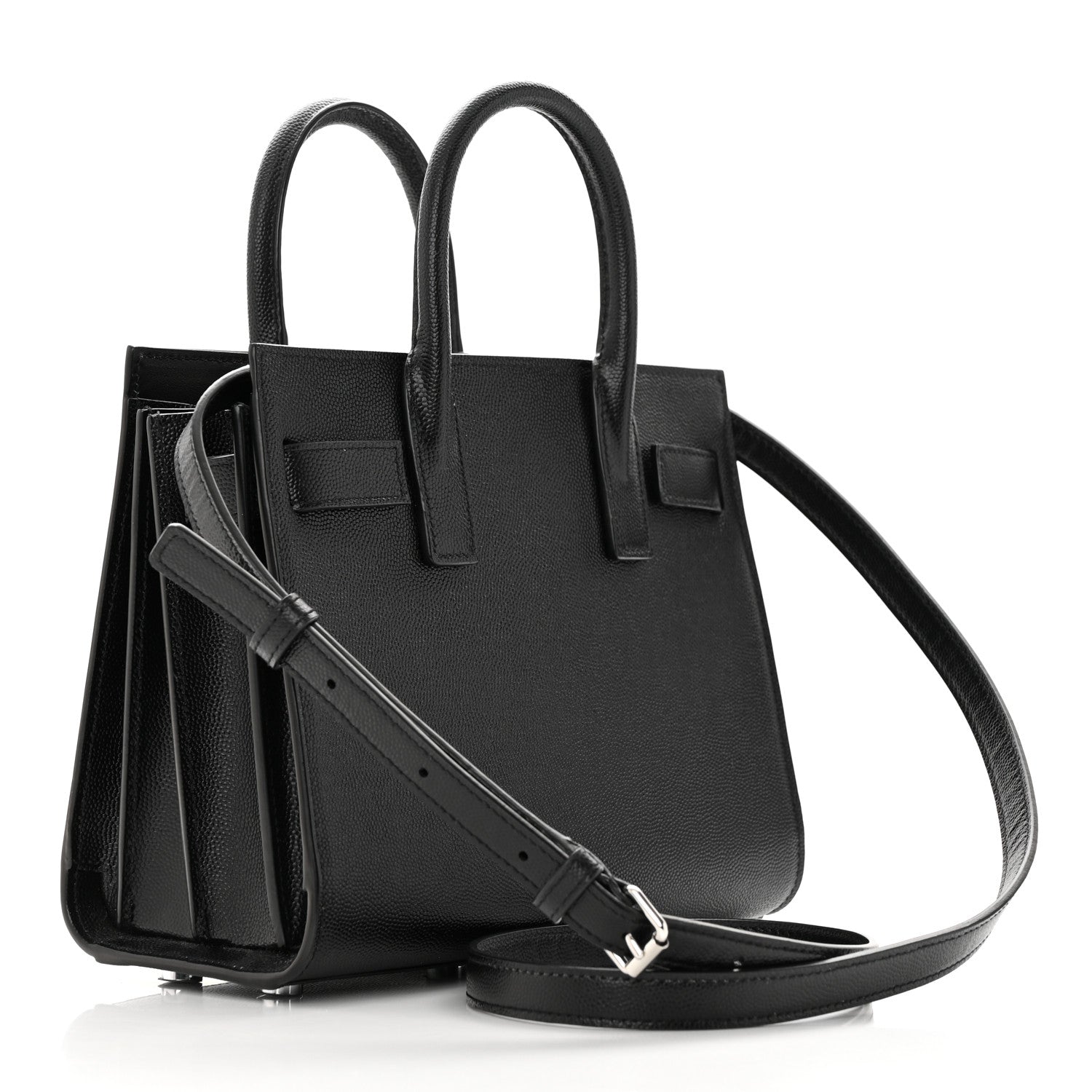 Saint Laurent Grain De Poudre Nano Sac De Jour Black 3 of 15