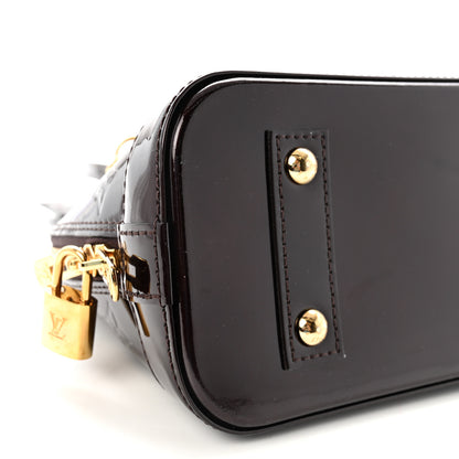 Louis Vuitton Vernis Alma BB Amarante 8 of 9