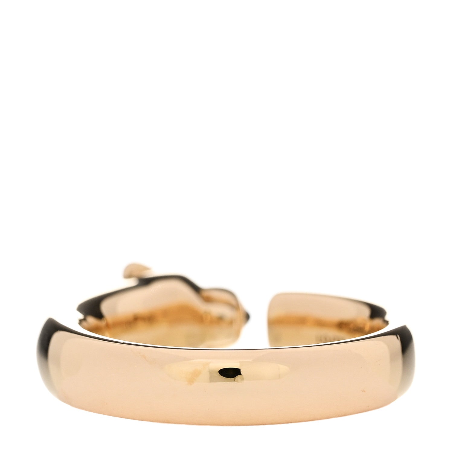 Cartier 18K Yellow Gold Tsavorite Onyx Panthere De Cartier Ring 56 7.75 4 of 6