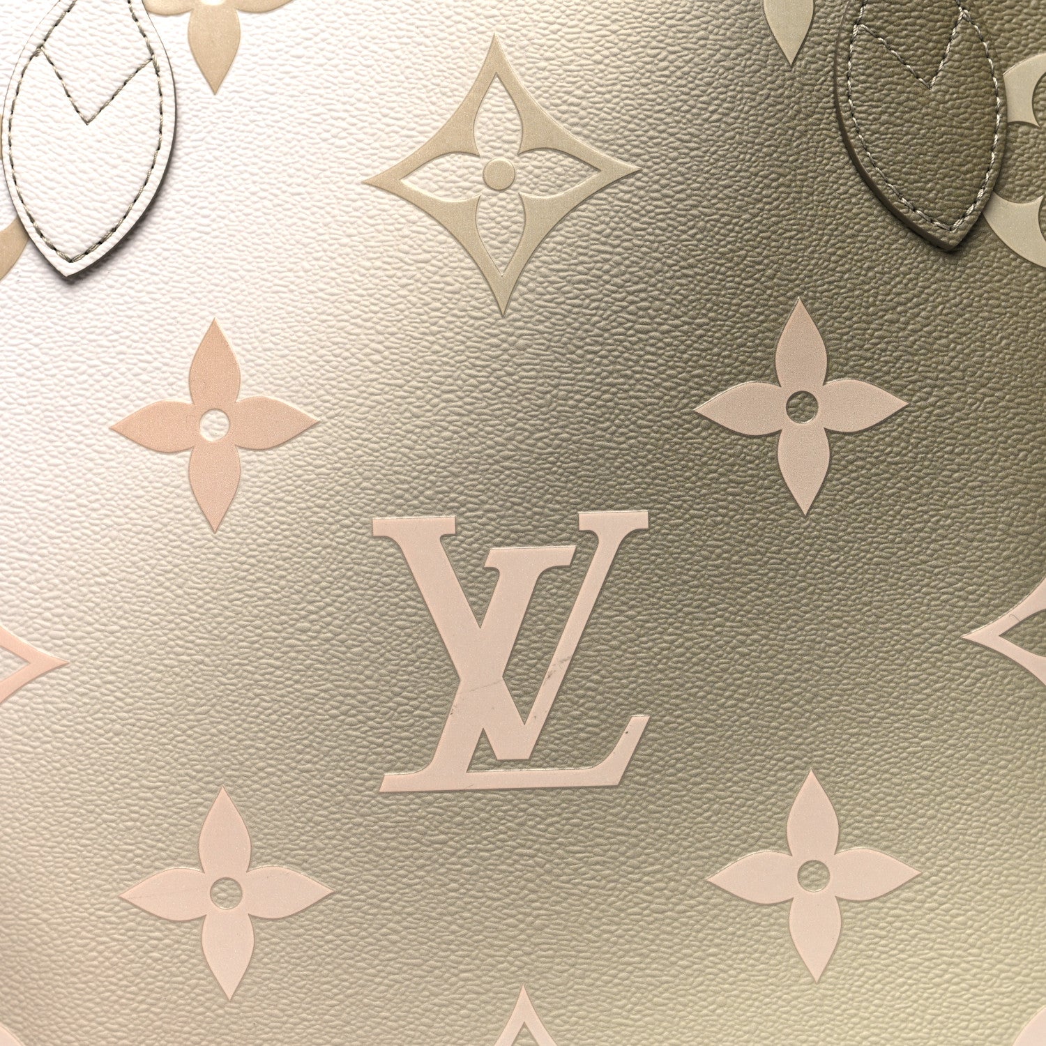 Louis Vuitton Monogram Giant Spring In The City Neverfull MM Sunset Kaki 9 of 11