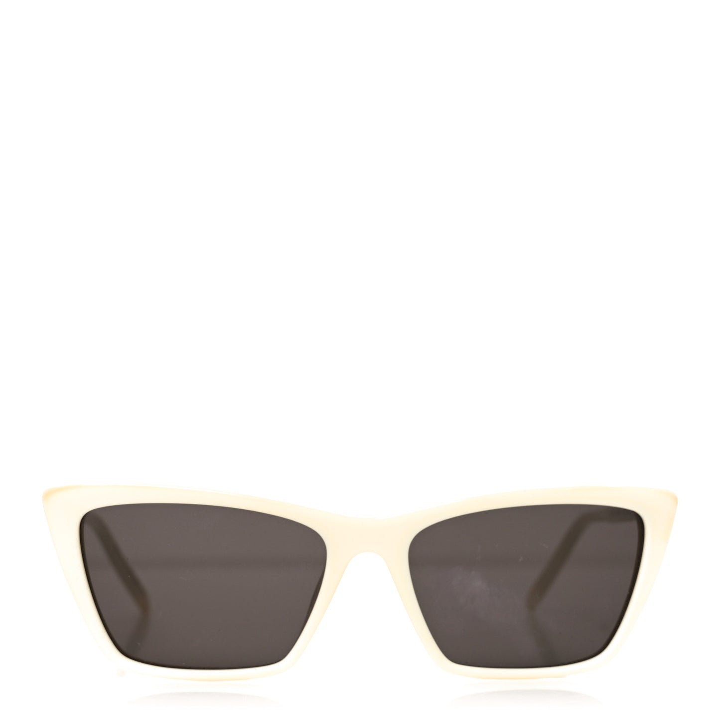 Acetate Cat Eye Mica Thin SL 737 Sunglasses Ivory