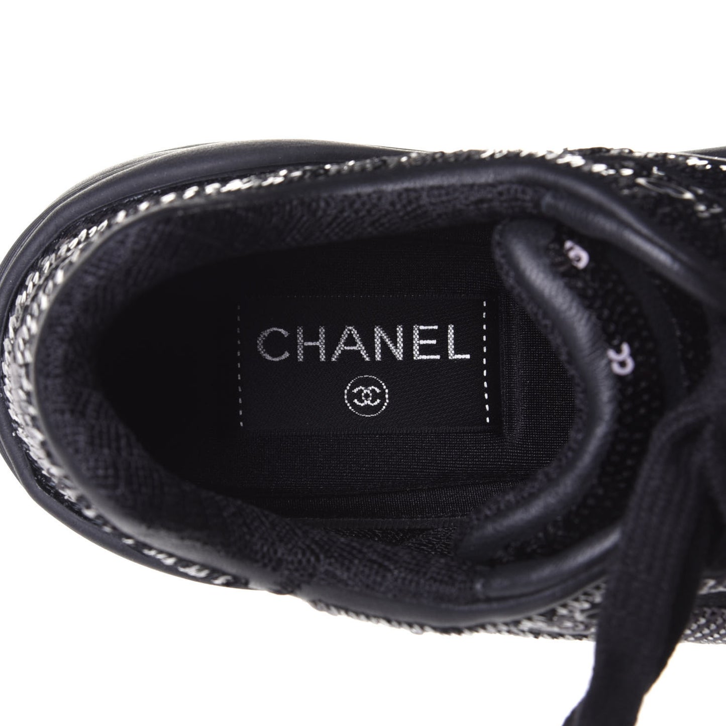 Sequin CC Sneakers 37 Black