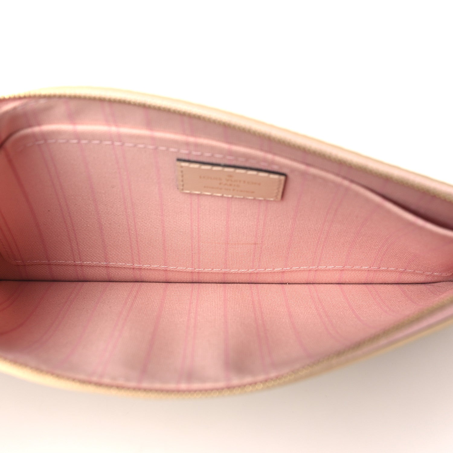 Louis Vuitton Damier Azur Neverfull MM GM Pochette Rose Ballerine 5 of 10