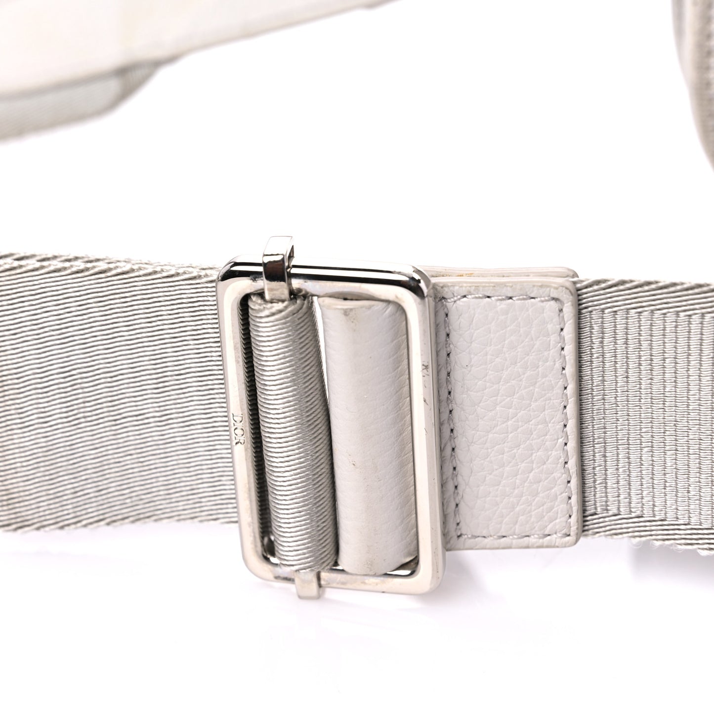 Oblique Saddle Messenger Pouch Beige