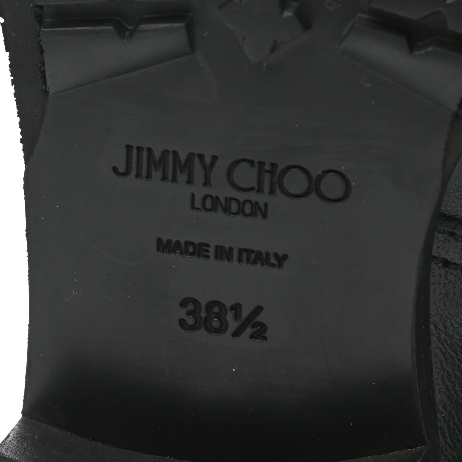 Jimmy Choo Rugged Leather Biker Boots 38.5 Black 6 of 8