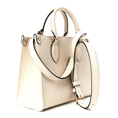 Louis Vuitton Empreinte Monogram Giant Onthego PM Cream Beige 3 of 11