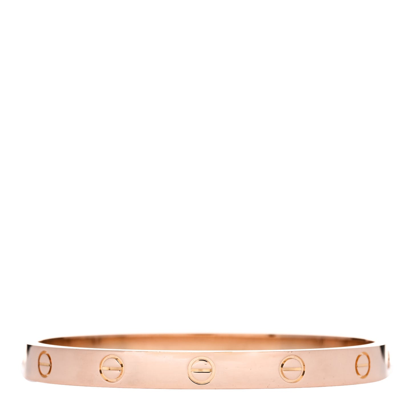 18K Pink Gold LOVE Bracelet 17