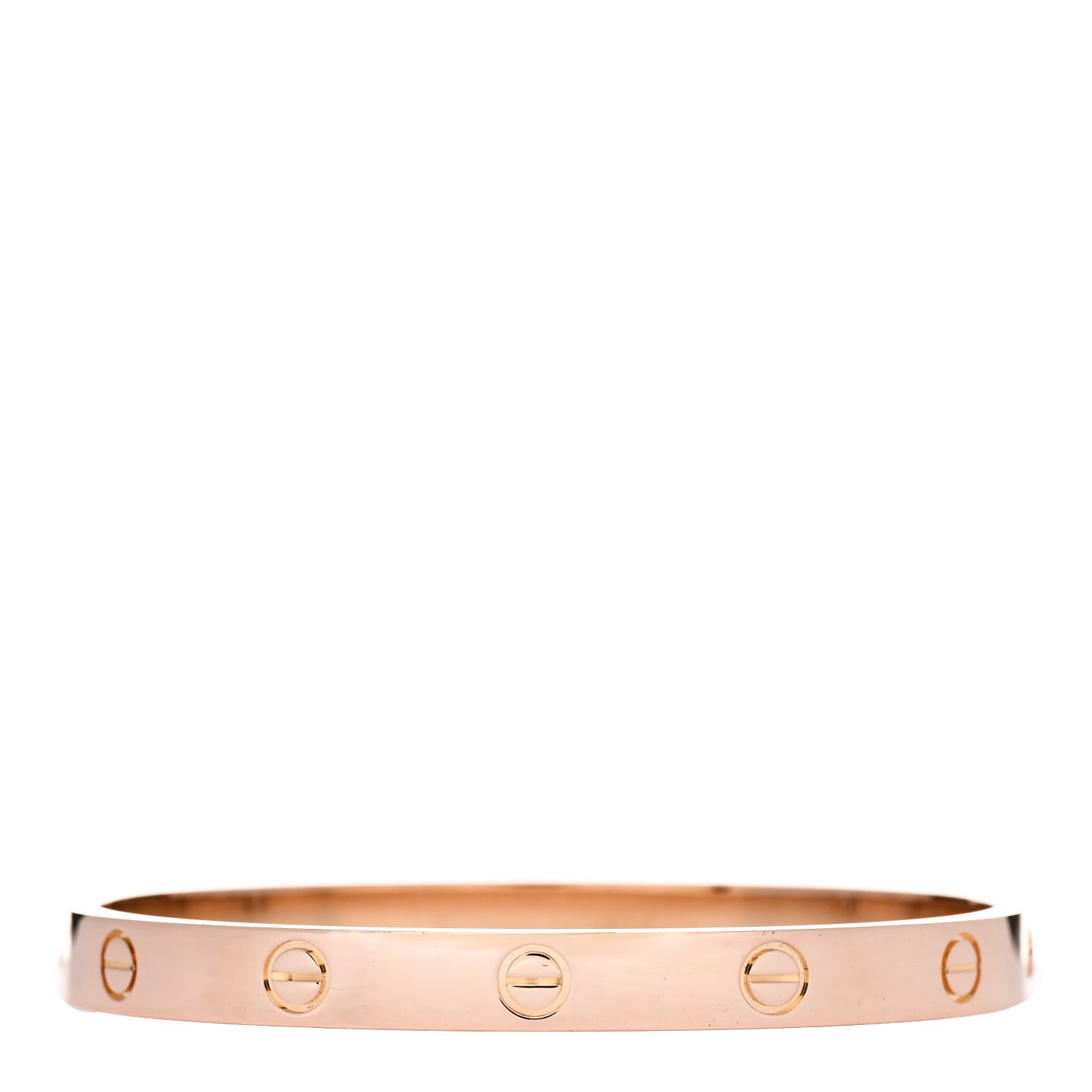 Cartier 18K Pink Gold LOVE Bracelet 17 1 of 5