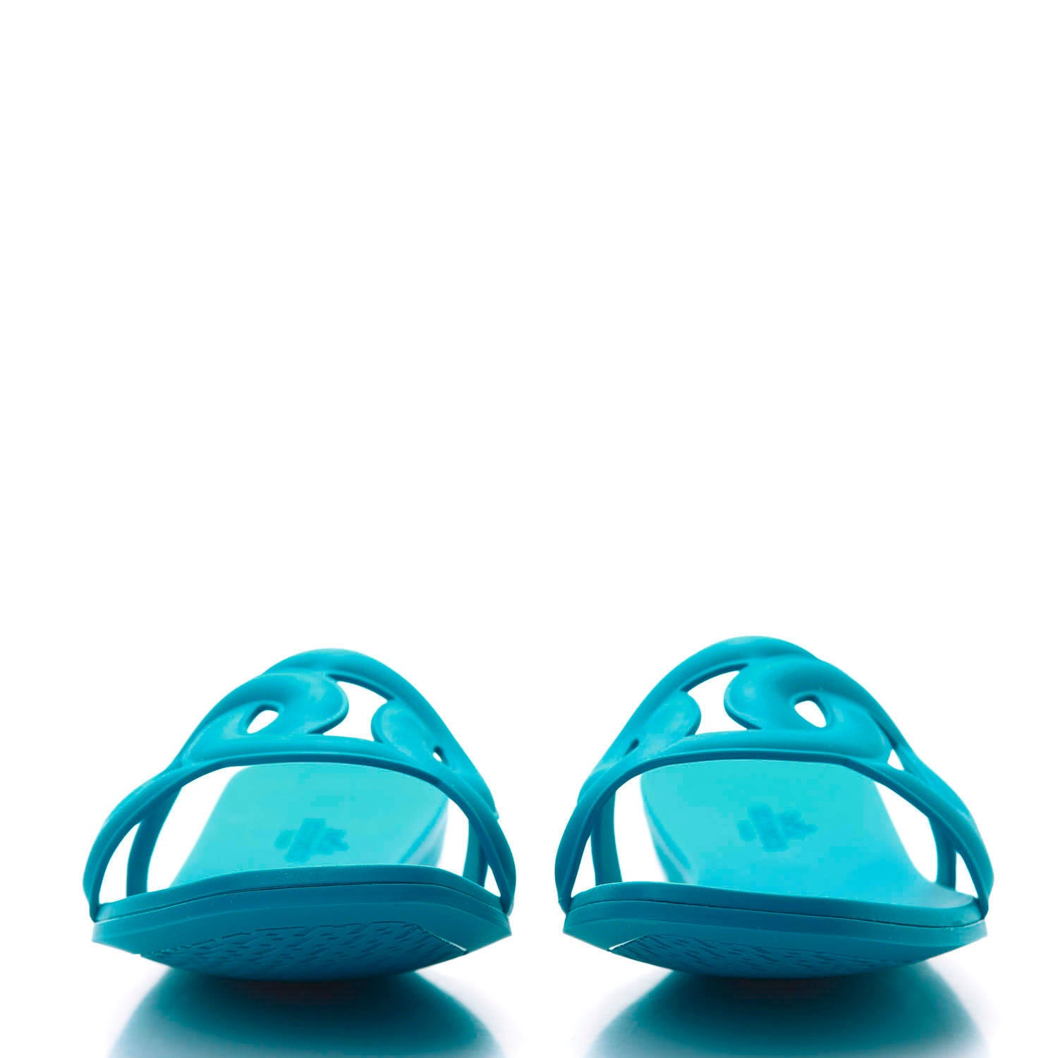Hermes Rubber Aloha Sandals 39 Blue Vif 2 of 8