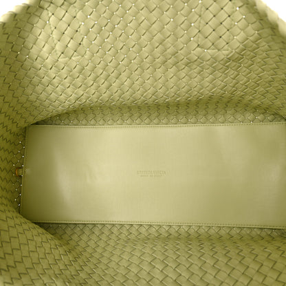 Bottega Veneta Lambskin Intreccio Medium Cabat Lemon Washed 6 of 9