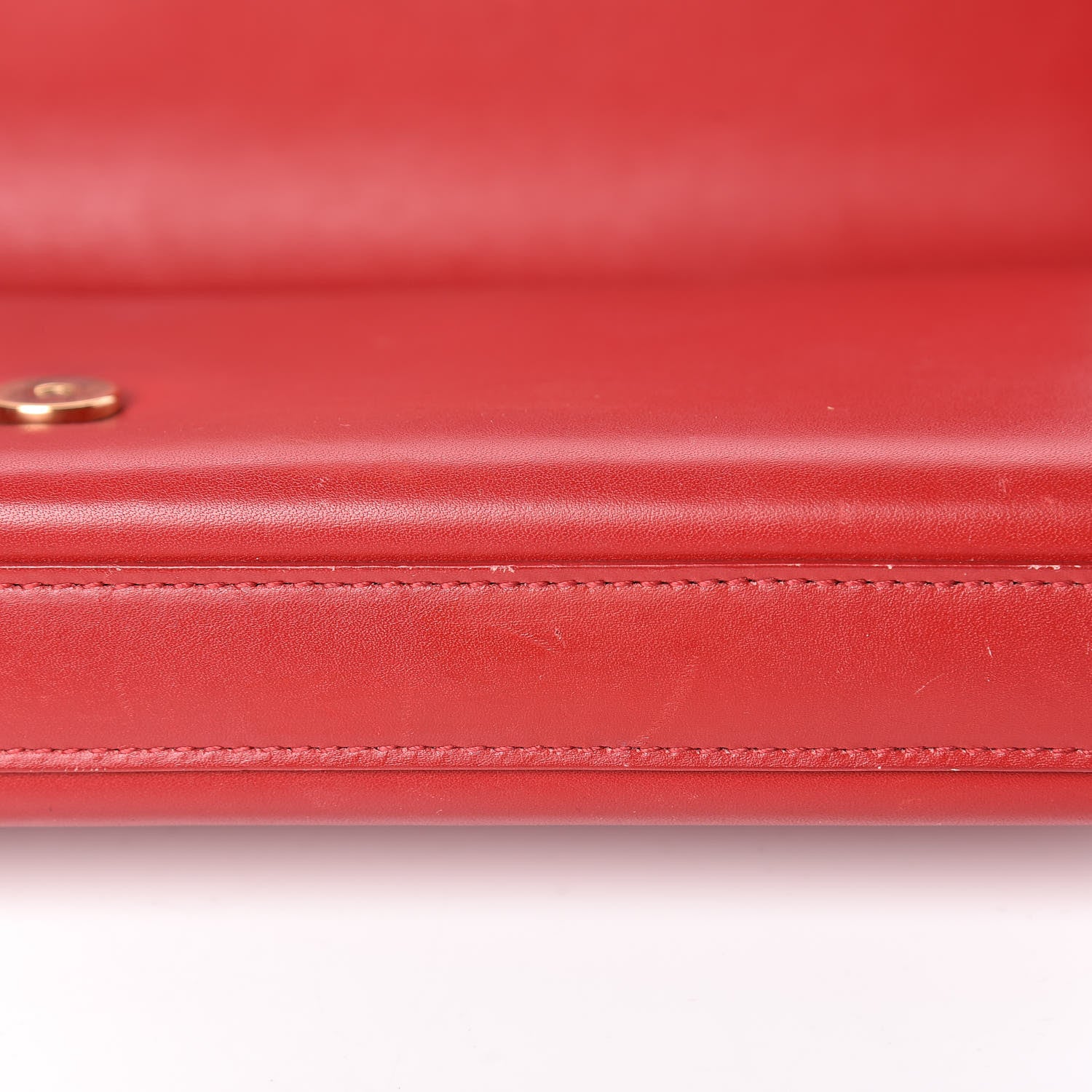 Saint Laurent Calfskin Cassandre Clutch Rouge Orient 14 of 15