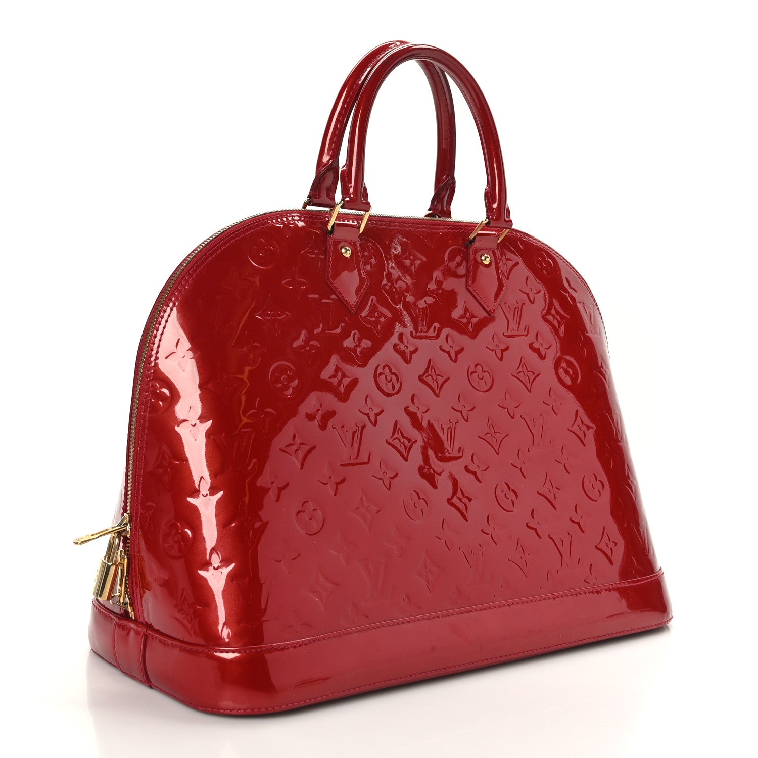 Louis Vuitton Vernis Alma GM Pomme D'Amour 3 of 9