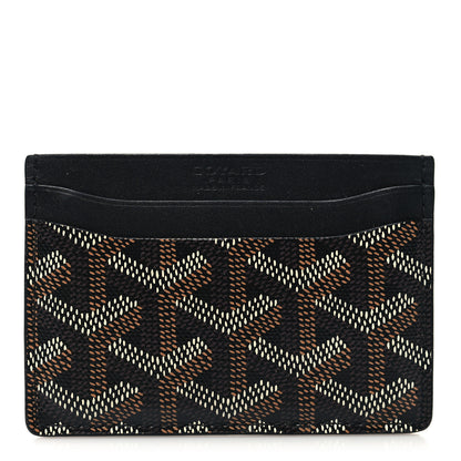 Goyard Goyardine Saint Sulpice Card Holder Black 1 of 7