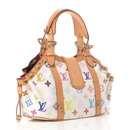 Louis Vuitton Monogram Multicolor Theda GM White 3 of 8