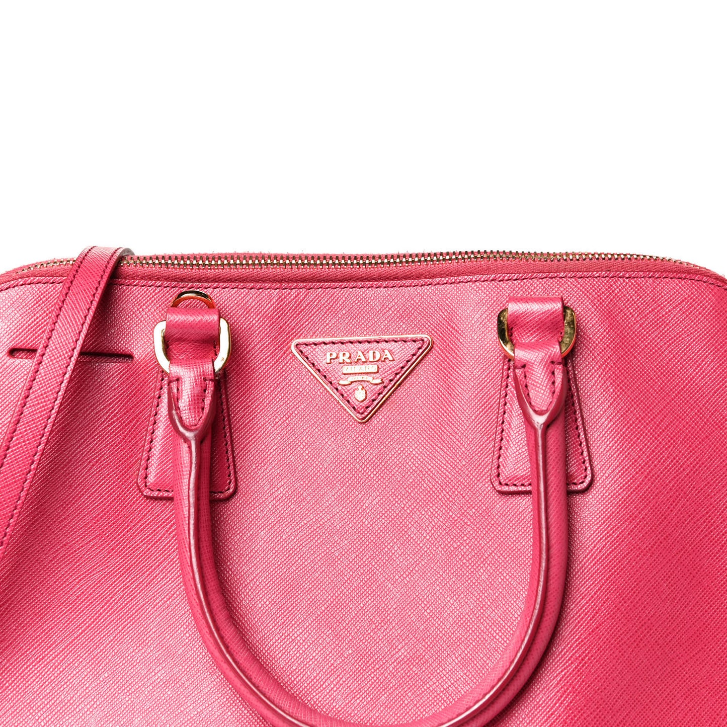 Saffiano Lux Medium Promenade Tote Peonia